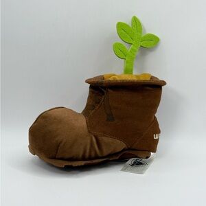 Disney Pixar Wall-E Brown Boot with Green Plant Plush Stuffed Toy 7” - RARE